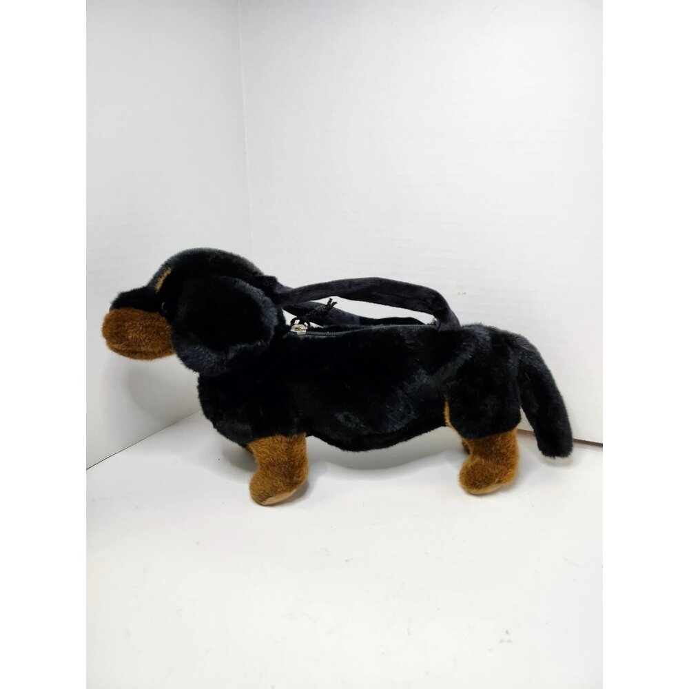 Aurora CUTE FURRY DACHSUND (DOXSUN) FURRY CUDDLY PURSE